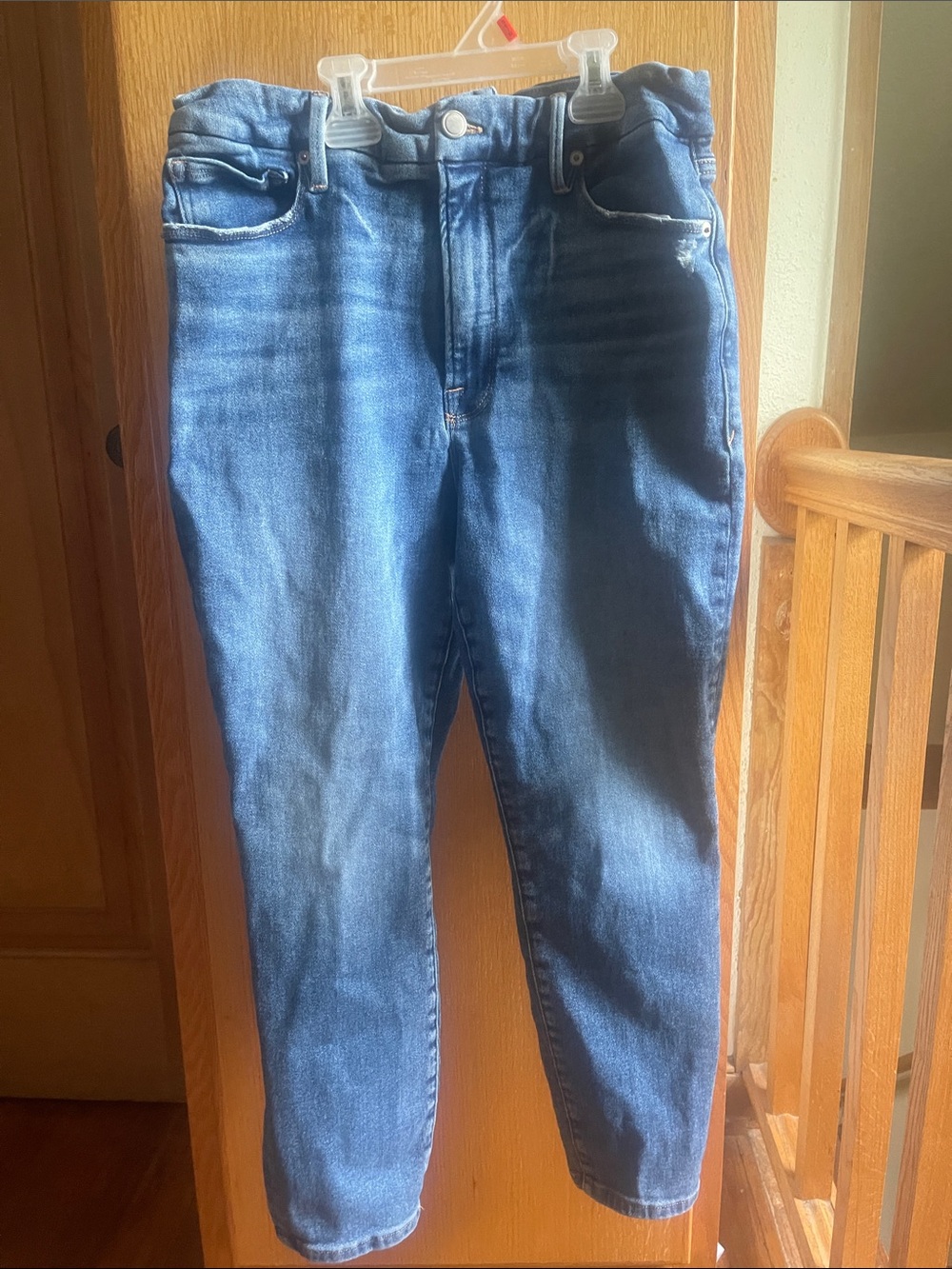 Good American High-Rise Indigo Blue Jeans